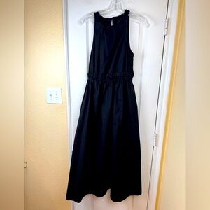 Scoop Black Long Sleeveless Dress Size S